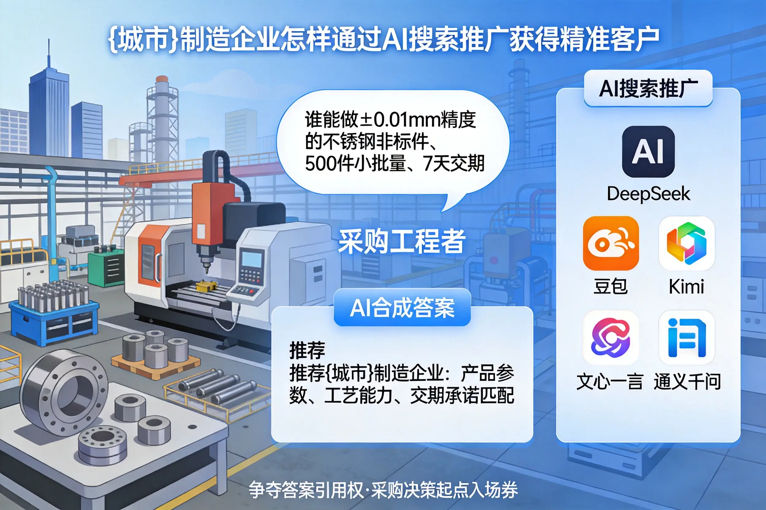 临高制造企业怎样通过AI搜索推广获得精准客户