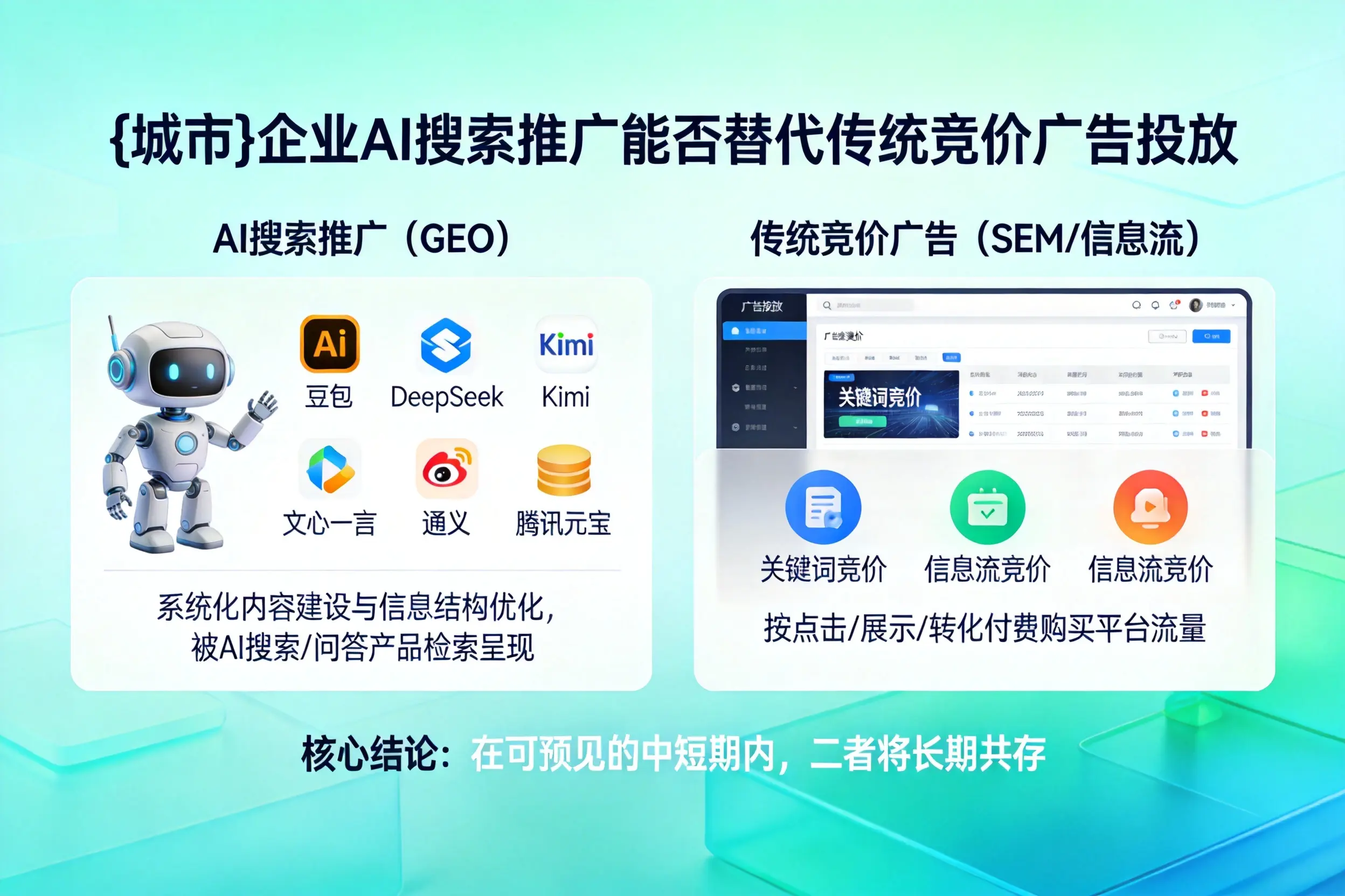 临高企业AI搜索推广能否替代传统竞价广告投放