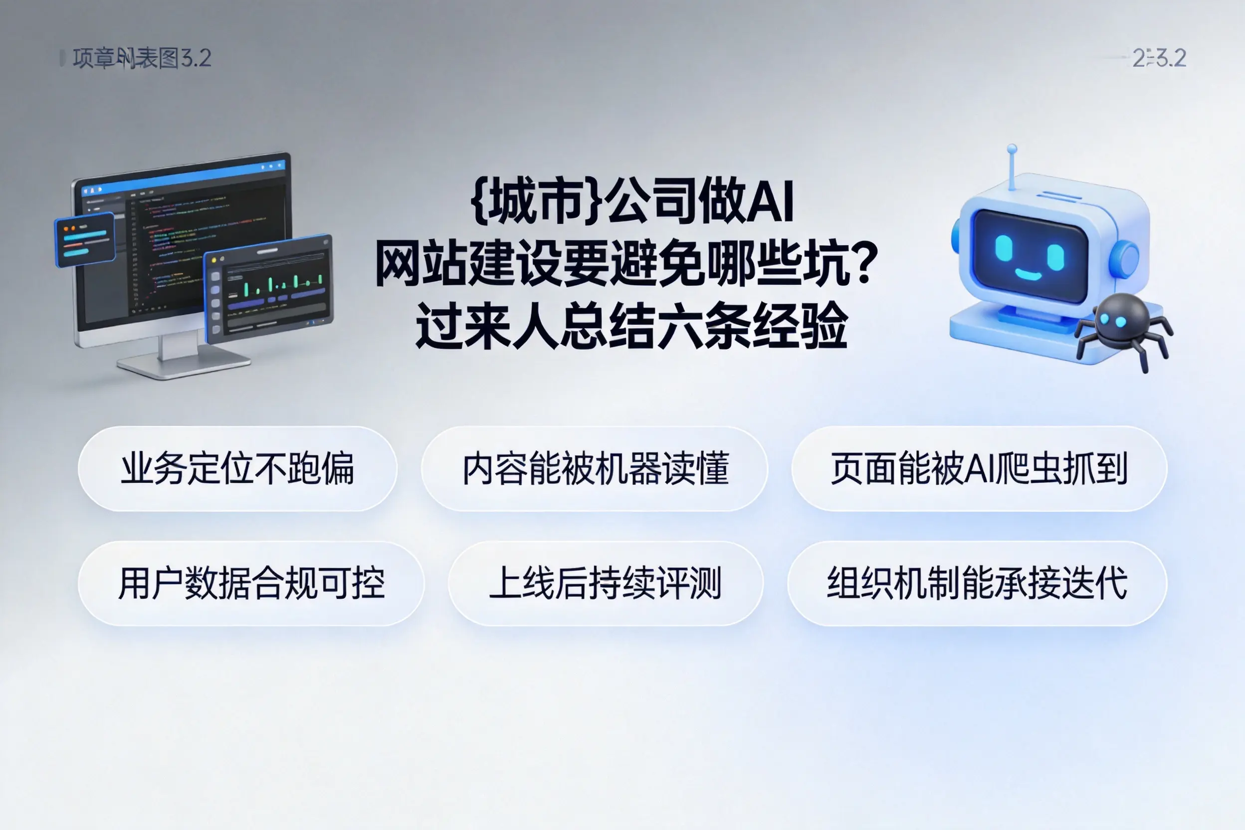 临高公司做AI网站建设要避免哪些坑？过来人总结六条经验