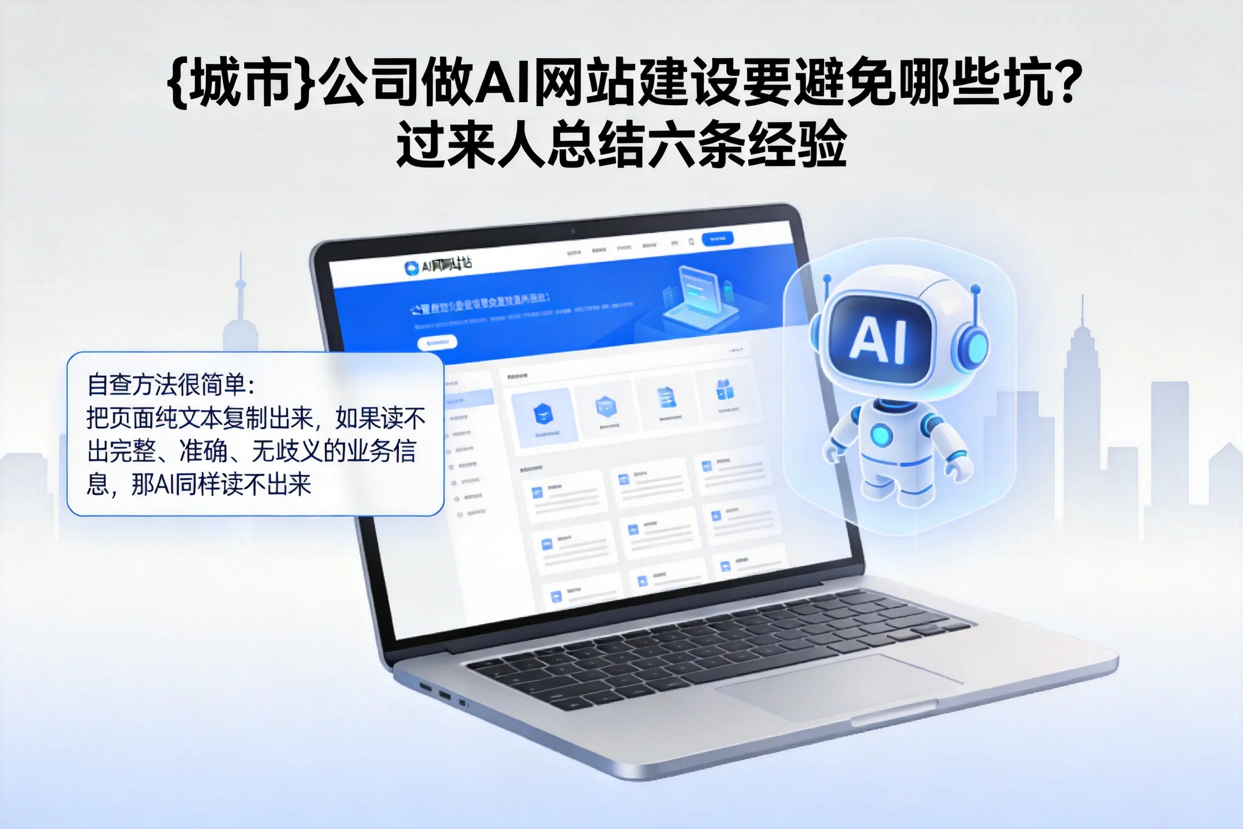 临高公司做AI网站建设要避免哪些坑?过来人总结六条经验