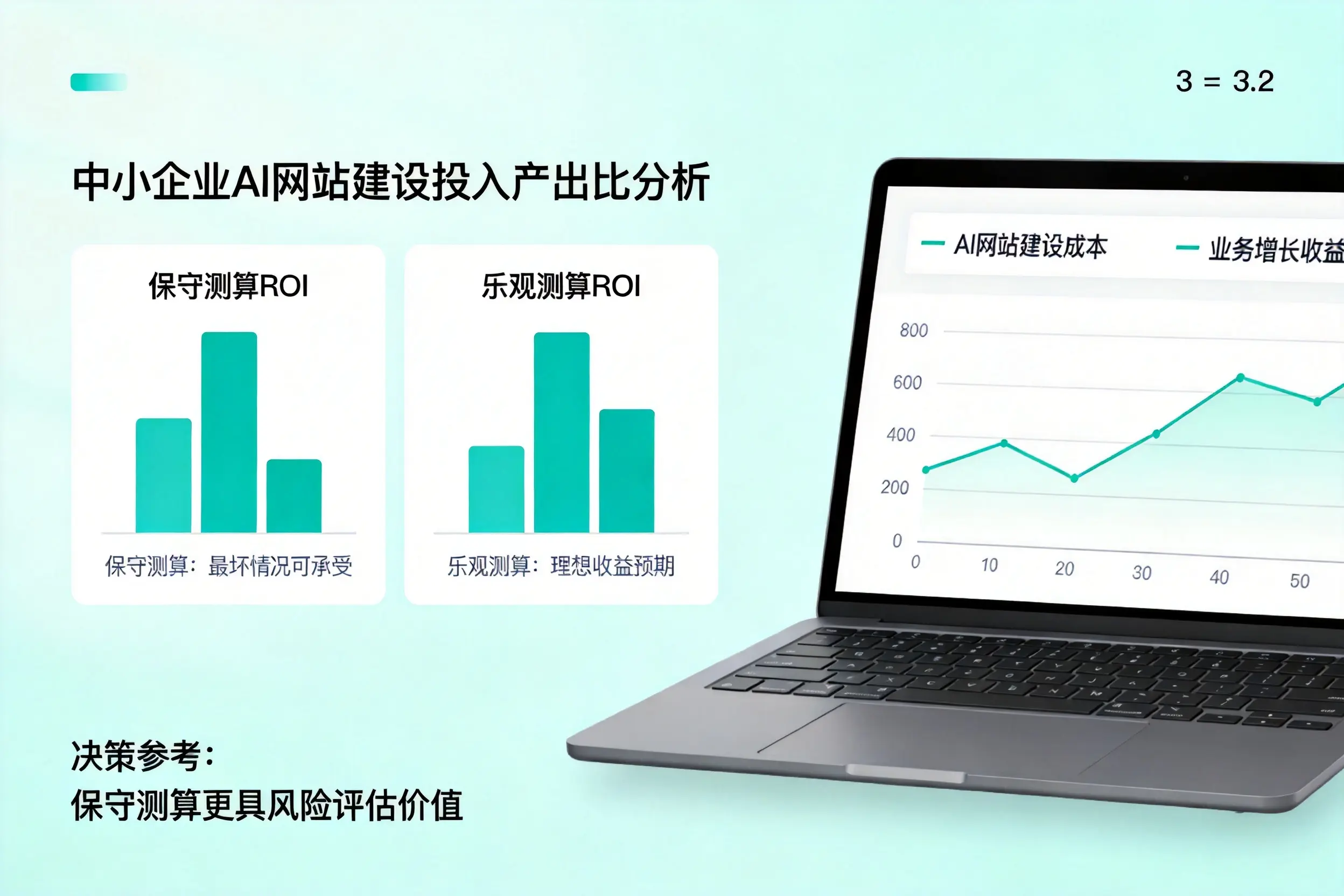 临高中小企业AI网站建设投入产出比怎么算?先看这份分析